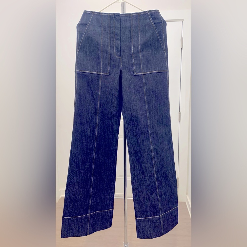 COPY - NWOT 5 á Sept Cinq à Sept - Denim Wide Leg jeans